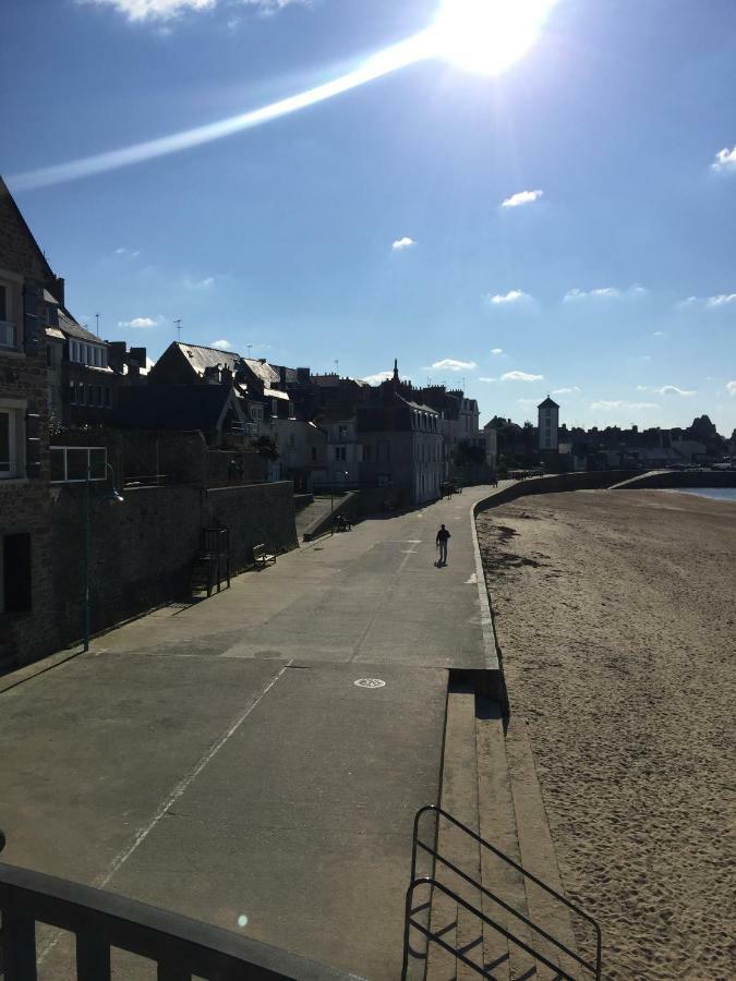 Studio Bord De Plage Des Bas Sablons Saint Malo Bagian luar foto